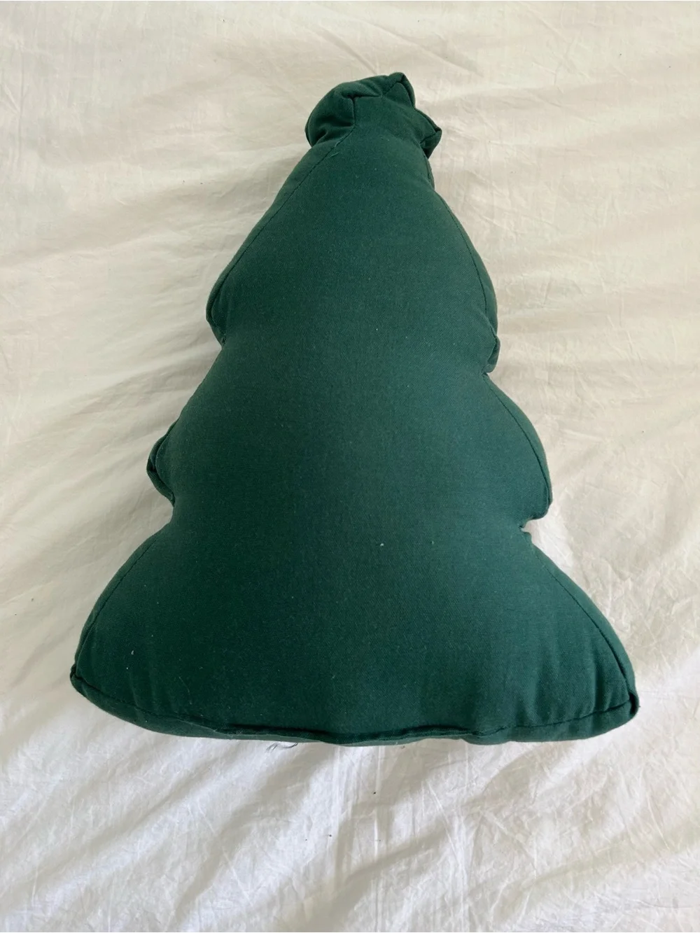 Holiday Tree Throw Pillow - Green Decorative Christmas Cushion